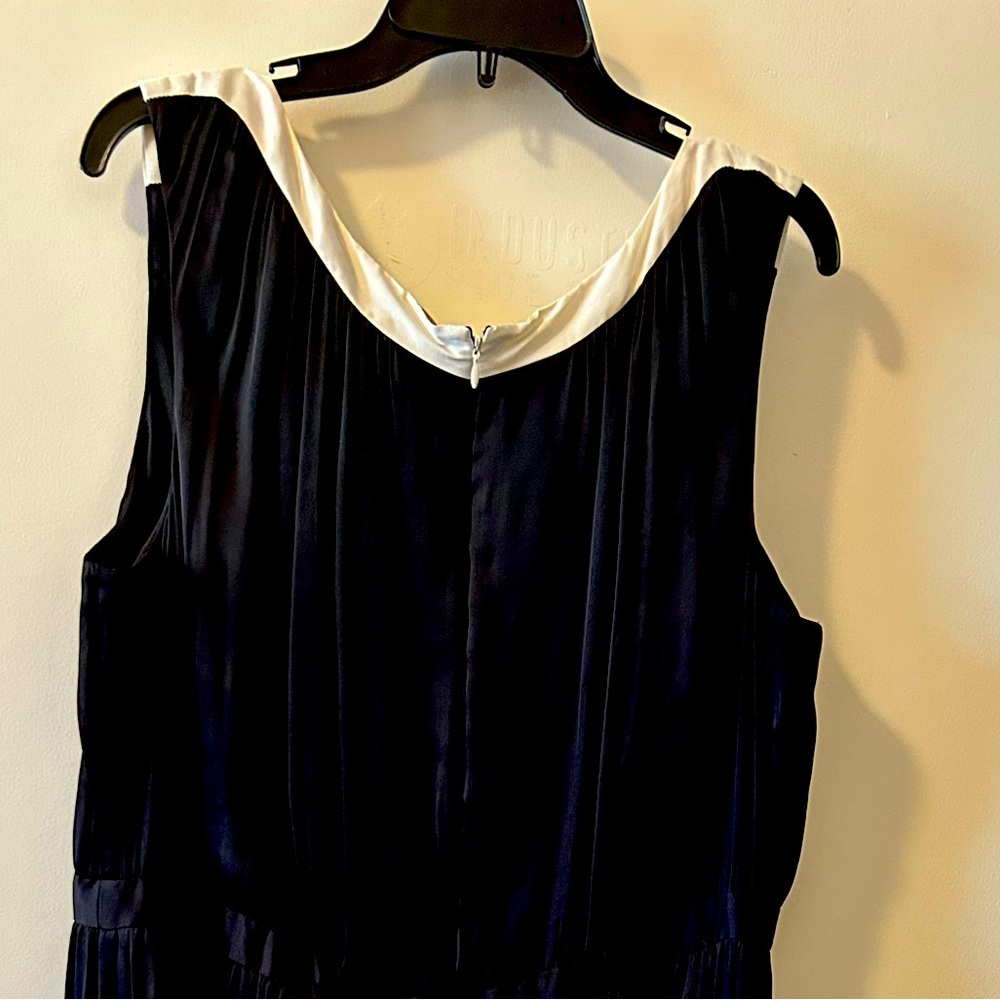 Silky black dress
